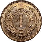 1 Centésimo reverse image