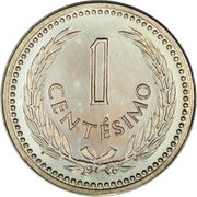 1 Centésimo reverse image