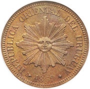 2 Centésimos obverse image