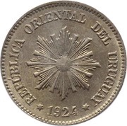 2 Centésimos Essai obverse image
