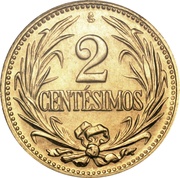 2 Centesimos Pattern reverse image