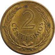 2 Centésimos reverse image
