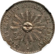 4 Centésimos Pattern obverse image