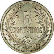 5 Centésimos reverse image