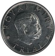 5 Centesimos Trial Specimen obverse image