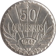 50 Centésimos reverse image