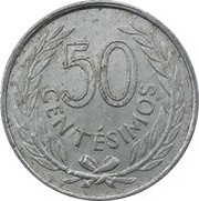50 Centésimos reverse image