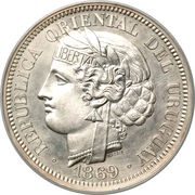 100 Centesimos Pattern obverse image