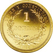 1 Doblon Pattern reverse image