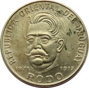 50 Pesos José Enrique Rodó obverse image