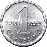1 Centésimo reverse image