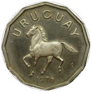 10 Centésimos Pattern obverse image
