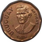 1 Nuevo Peso Pattern obverse image