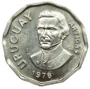 1 Nuevo Peso Pattern obverse image