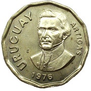 1 Nuevo Peso Pattern obverse image