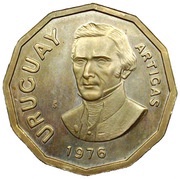 1 Nuevo Peso Pattern obverse image