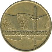 5 Nuevos Pesos José Artigas, Uruguay, 1975 reverse image