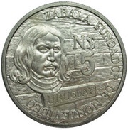 5 Nuevos Pesos Founding of Montevideo - Pattern obverse image