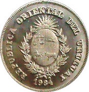 2000 Nuevos Pesos BID Meeting; Trial strike obverse image