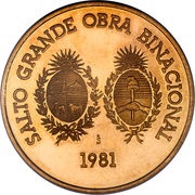 5000 Nuevos Pesos Hydroelectricity - Pattern Strike obverse image