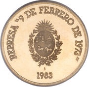 20 000 Nuevos Pesos Hydroelectricity obverse image