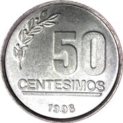 50 Centésimos reverse image