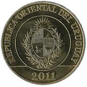 5 Pesos Uruguayos Ñandu obverse image