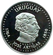 10 Pesos Uruguayos Silver Trial obverse image