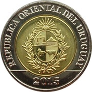 10 Pesos Uruguayos Bicentenary of Land Regulation obverse image