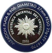 100 Pesos Uruguayos Banco de la Republica Oriental del Uruguay obverse image
