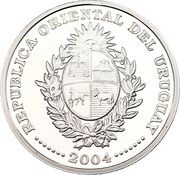 1000 Pesos Uruguayos XVIII World Soccer Championship obverse image