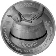 1000 Pesos Uruguayos Candombe, Uruguay, 2017 reverse image
