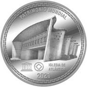 1000 Pesos Uruguayos Eladio Dieste, Uruguay, 2021 reverse image