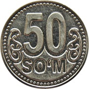 50 Soʻm, Uzbekistan, 2018 reverse image