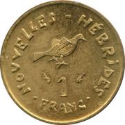 1 Franc reverse image