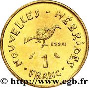1 Franc Essai reverse image