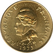 1 Franc IEOM obverse image