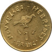 1 Franc IEOM reverse image