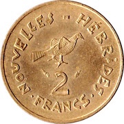 2 Francs IEOM reverse image