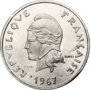 20 Francs Essai obverse image