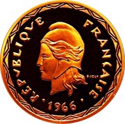 100 Francs Piedfort gold obverse image