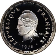 100 Francs Piedfort silver obverse image