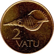 2 Vatu reverse image