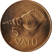 5 Vatu shell reverse image