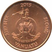 5 Vatu canoe obverse image