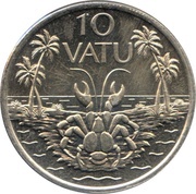 10 Vatu reverse image