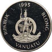 10 Vatu Queen Elizabeth the Queen Mother obverse image
