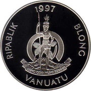 10 Vatu Queen Elizabeth the Queen Mother obverse image