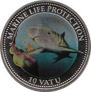 10 Vatu reverse image