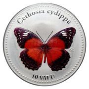 10 Vatu Cethosia Cydippe reverse image